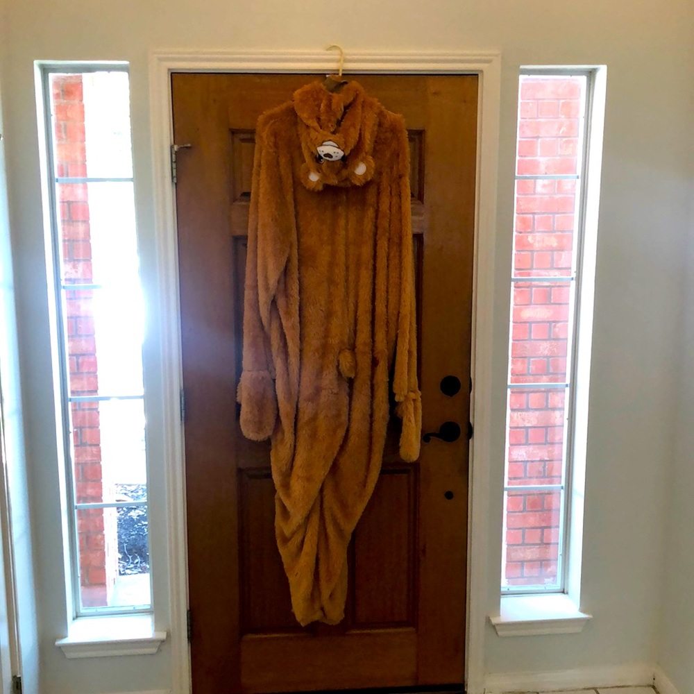 Care Bears adult costume. Tender Heart Bear